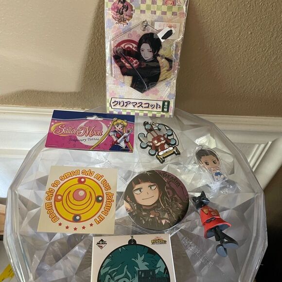 Vintage Side Collection of Touken My Hero Acedamia Keychains Sailor Moon Tattoo - Picture 12 of 15